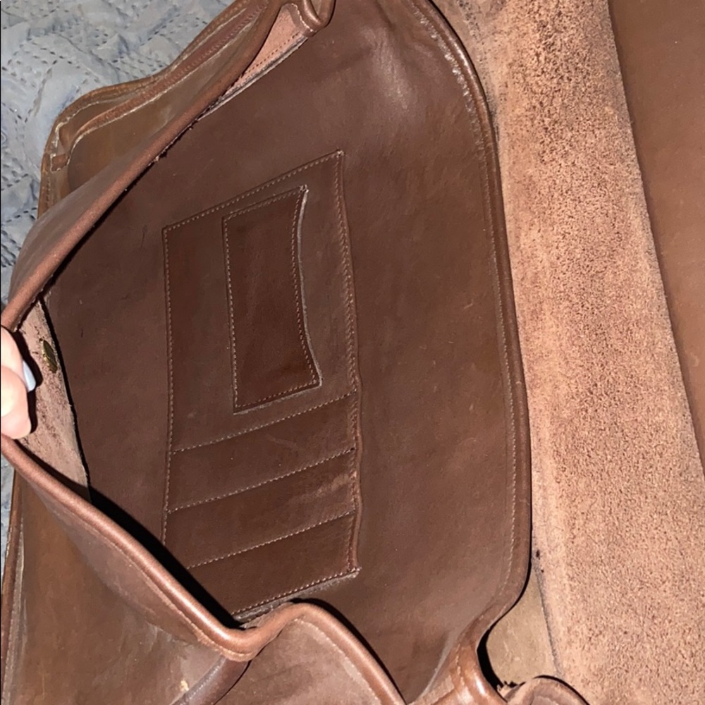 Coach leather messenger bag - Picture 8 of 11
